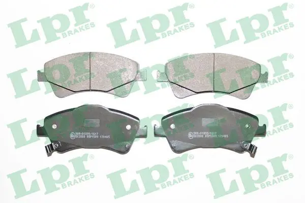05P1589 Колодки тормозные TOYOTA AURIS