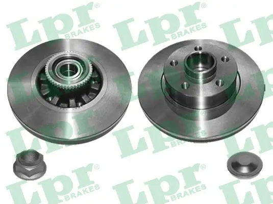 R1072PCA Тормозной диск со ступичным