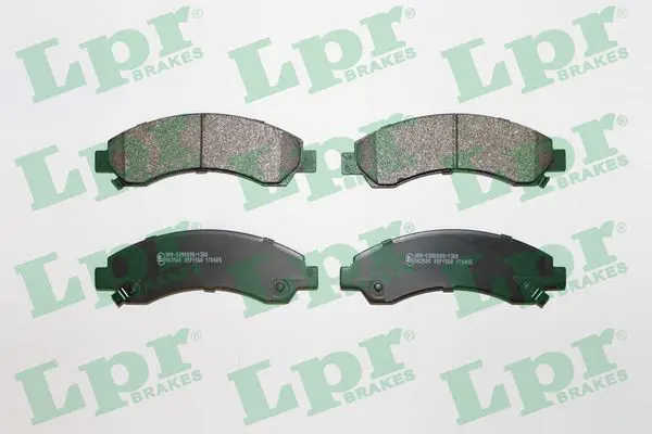 Lpr 05P1568 Колодки тормозные дисковые