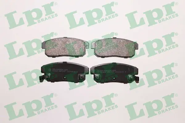 LPR 05P1727 Колодки тормозные MAZDA RX8