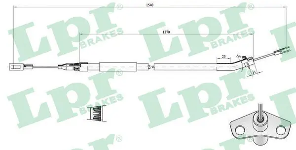 LPR C0442B Трос