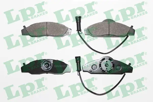LPR 05P721 Колодки тормозные SSANGYONG