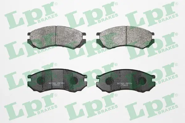 LPR 05P354 Колодки тормозные NISSAN
