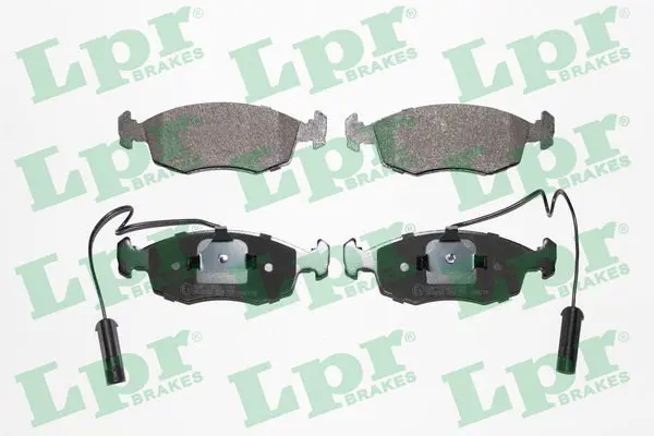 LPR 05P755 Комплект тормозных колодок