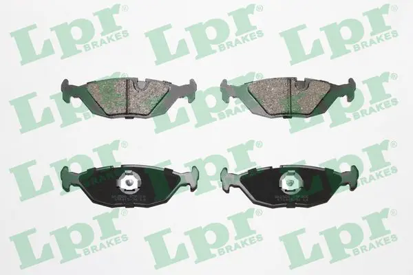 LPR 05P306 Колодки тормозные SAAB