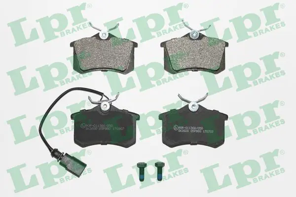 LPR 05P980 Колодки тормозные FORD GALAXY