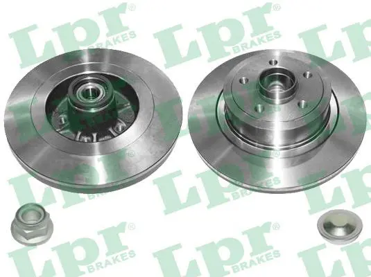 LPR R1048PCA Тормозной диск задний