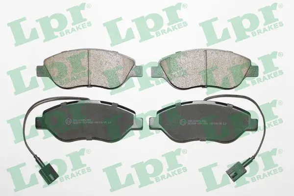 LPR 05P1658 Колодки тормозные ALFA ROMEO