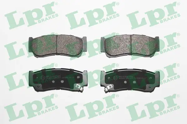 LPR 05P1417 Колодки тормозные HYUNDAI H-1