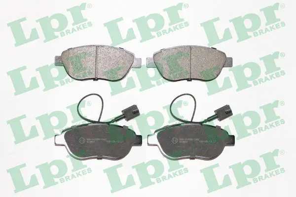 LPR 05P1657 Колодки тормозные FIAT 500