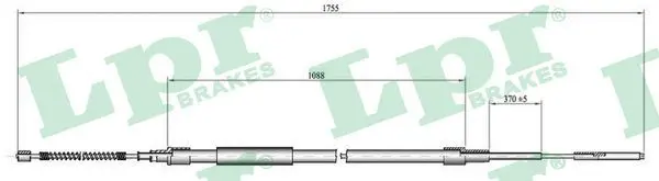 LPR C0954B Трос