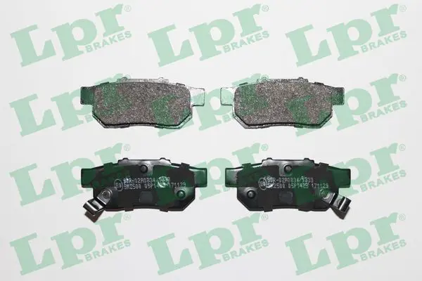 LPR 05P1425 Колодки тормозные HONDA CIVIC