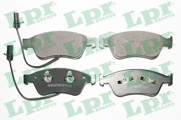 Lpr 05P1772 Колодки тормозные AUDI