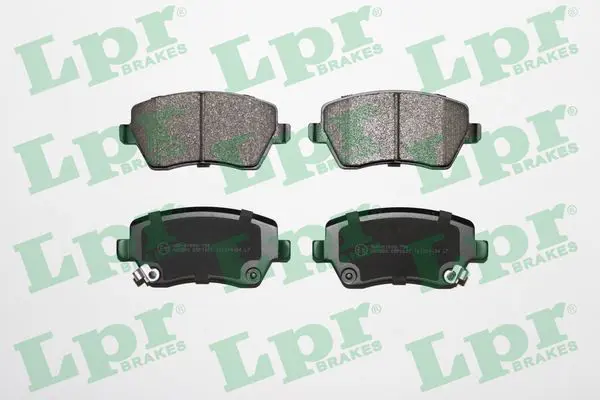 LPR 05P1621 Колодки тормозные дисковые