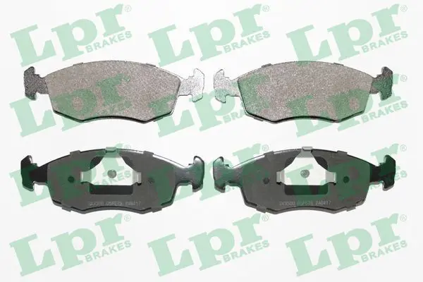LPR 05P678 Колодки тормозные FORD