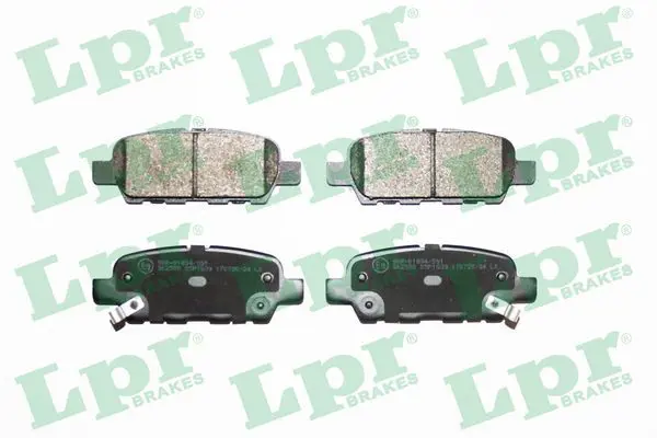 LPR 05P1839 Колодки тормозные дисковые