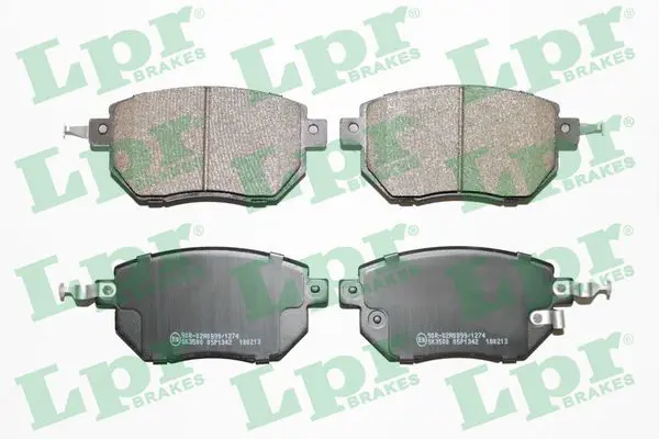 LPR 05P1342 Комплект тормозных колодок