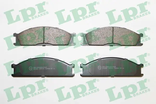 LPR 05P379 Комплект тормозных колодок