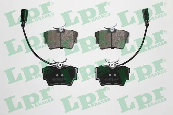 LPR 05P786 Колодки тормозные VOLKSWAGEN