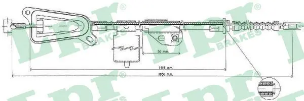LPR C0478B Трос