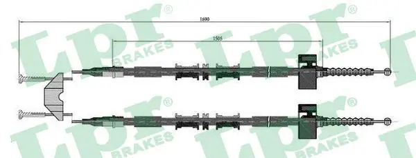 LPR C0594B Трос