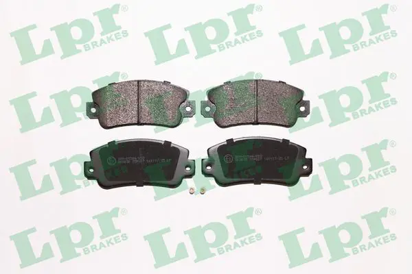 LPR 05P007 Комплект тормозных колодок