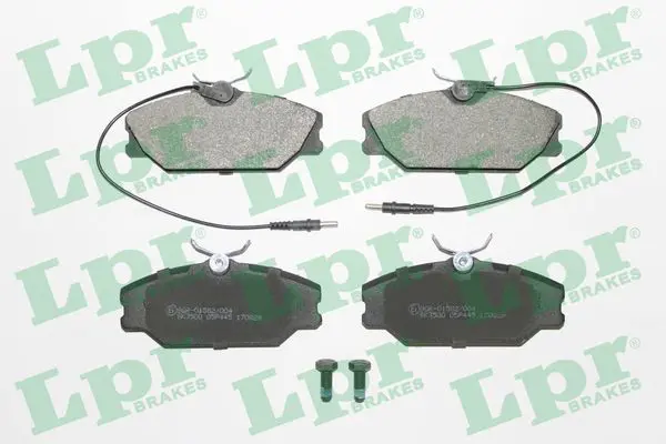 LPR 05P445 Колодки тормозные дисковые