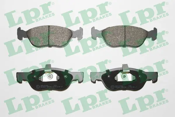 LPR 05P740 Колодки тормозные FIAT PUNTO