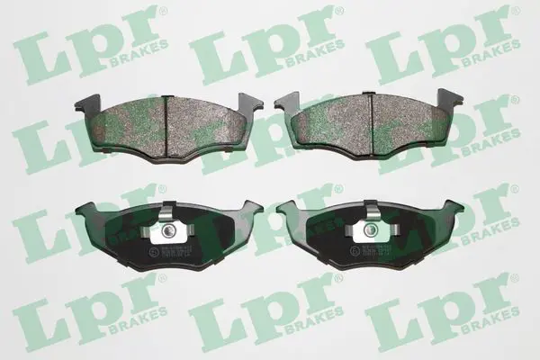 LPR 05P627 Колодки тормозные VOLKSWAGEN