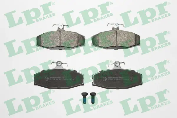 LPR 05P651 Колодки тормозные дисковые