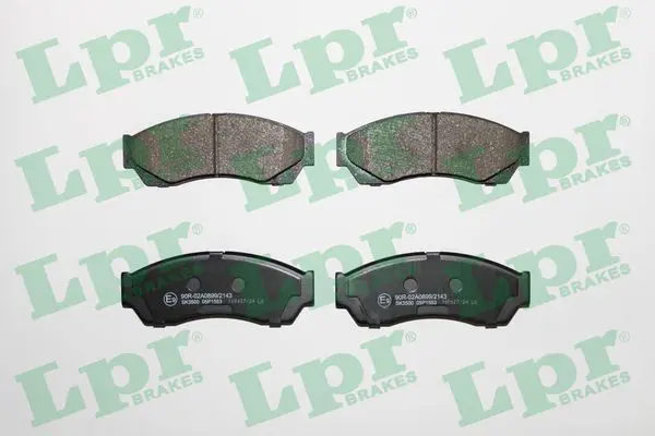 LPR 05P1553 Комплект тормозных колодок