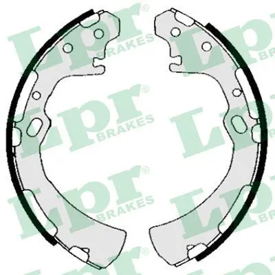 LPR 05700 Колодки торм.бар.NISSAN