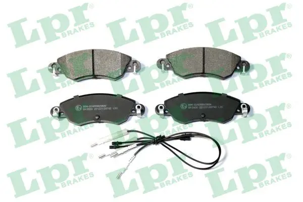 LPR 05P792 Колодки тормозные CITROEN C5