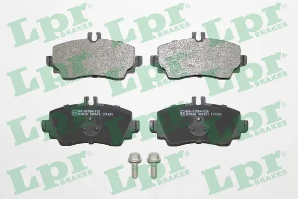 LPR 05P671 Колодки тормозные MERCEDES