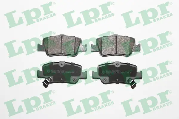 LPR 05P1315 Комплект тормозных колодок