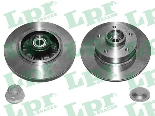 Lpr R1040PCA Диск тормозной (с подшипником)