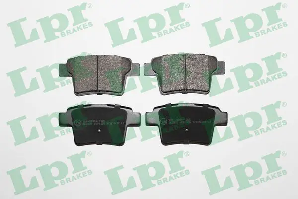 LPR 05P1326 Комплект тормозных колодок