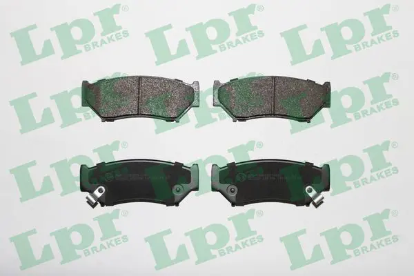 LPR 05P396 Колодки тормозные SUZUKI