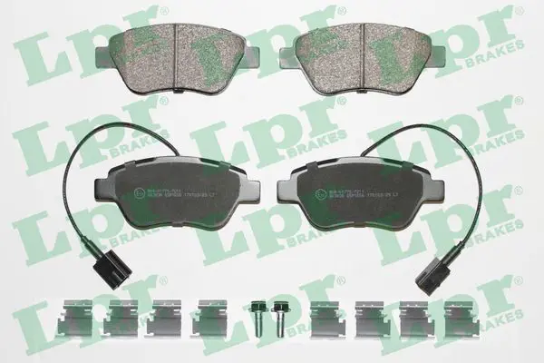 LPR 05P1656K Комплект тормозных колодок,