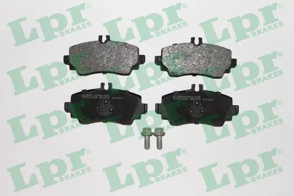 LPR 05P670 Колодки тормозные дисковые