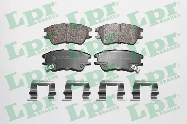 LPR 05P1212 Комплект тормозных колодок