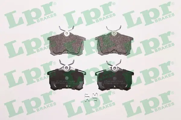 LPR 05P1037 Колодки тормозные дисковые