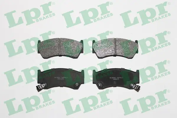 LPR 05P617 Колодки тормозные передн