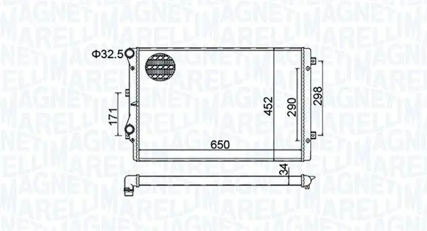 MAGNETI MARELLI 350213157800 Радиатор [650x439]