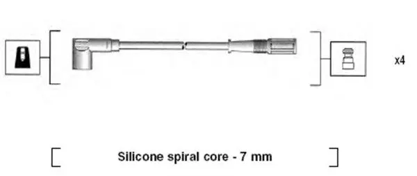 MAGNETI MARELLI 941095720610 комплект проводов зажигания
