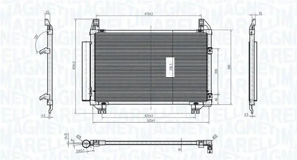 350203837000 Радиатор кондиционера