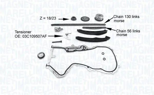 MAGNETI MARELLI 341500001200 Комплект цели привода