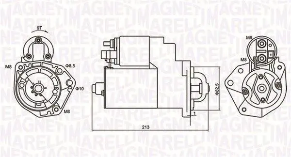 MAGNETI MARELLI 063720880010 Стартер