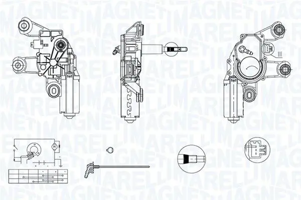 MAGNETI MARELLI 064342008010 Электродвигатель