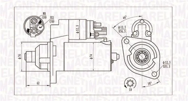 MAGNETI MARELLI 063721323010 Стартер